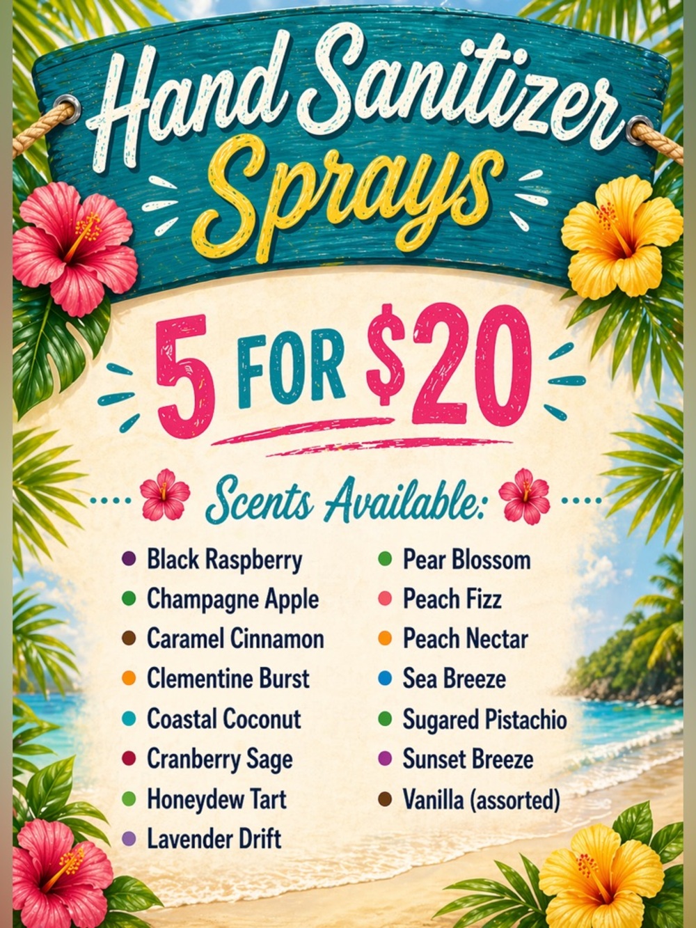 Hand Sanitizer Sprays